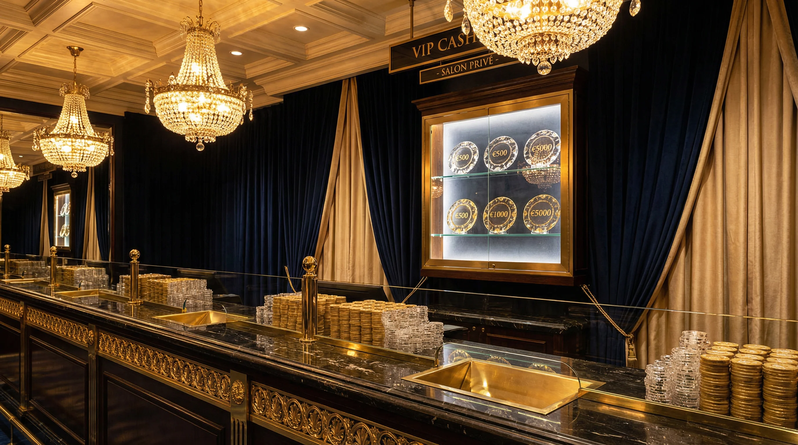 筹码兑换场景展示，尽享 澳门百家乐 的奢华体验