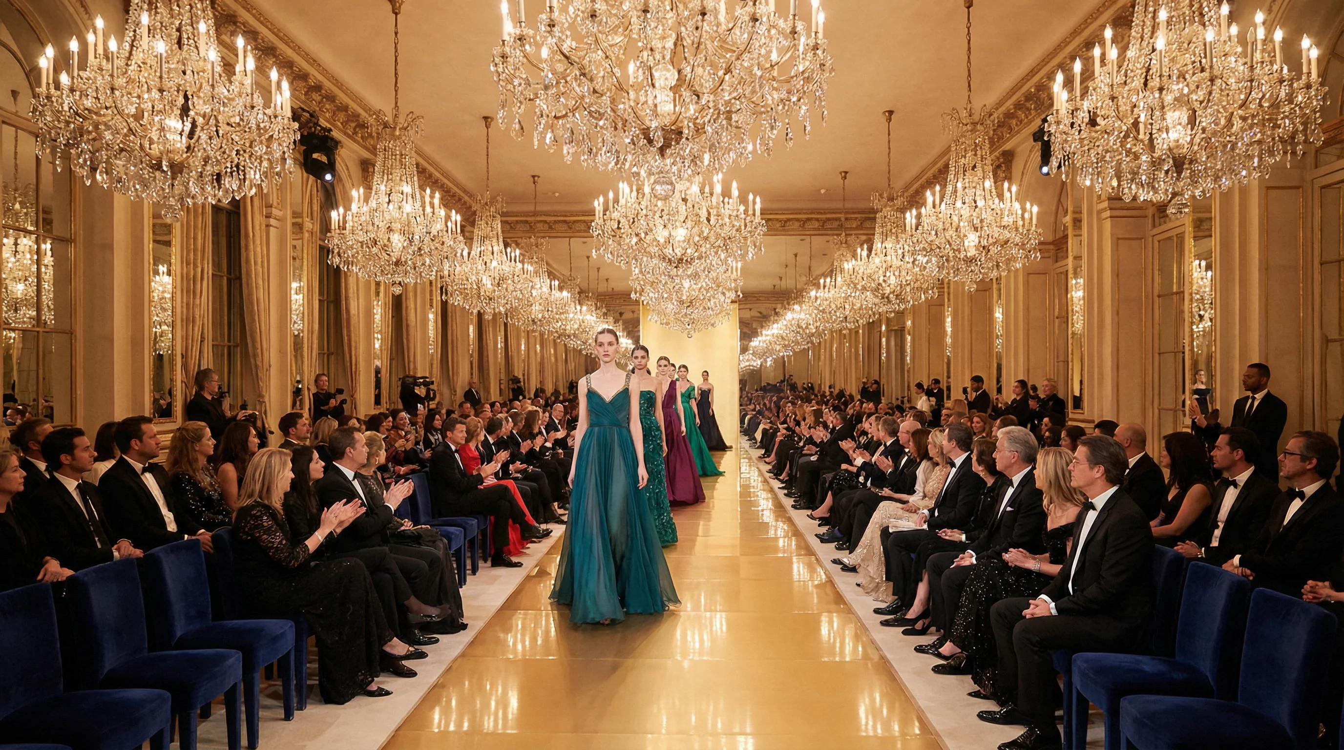 高级定制晚礼服展示，澳门百家乐 时装秀精彩瞬间